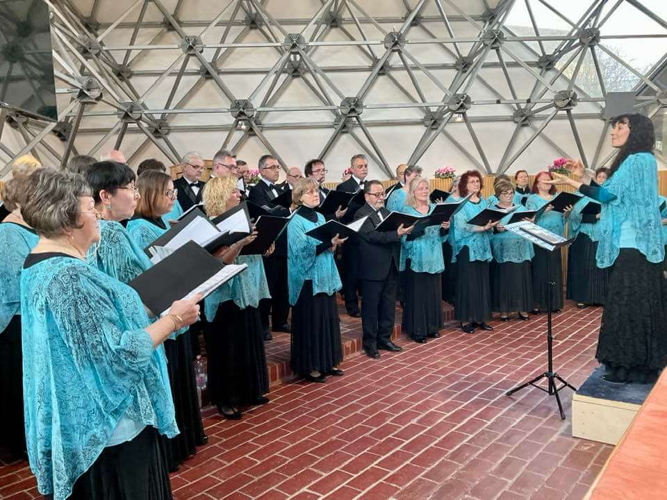 A Dunaújvárosi Vegyeskar koncertje - Fotó: Petrásné Danuta Twardawa