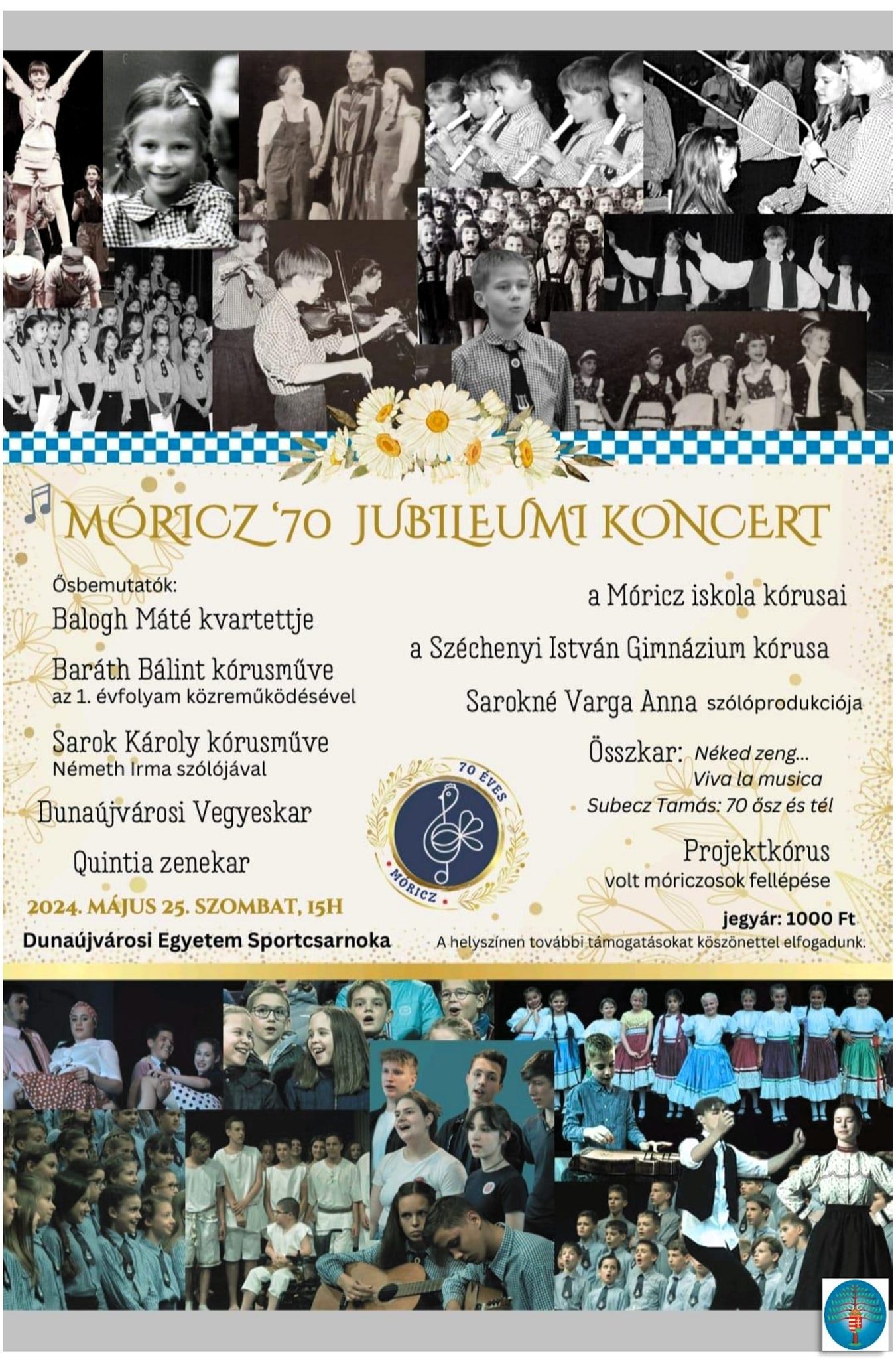 Móricz 70. jubileumi koncert