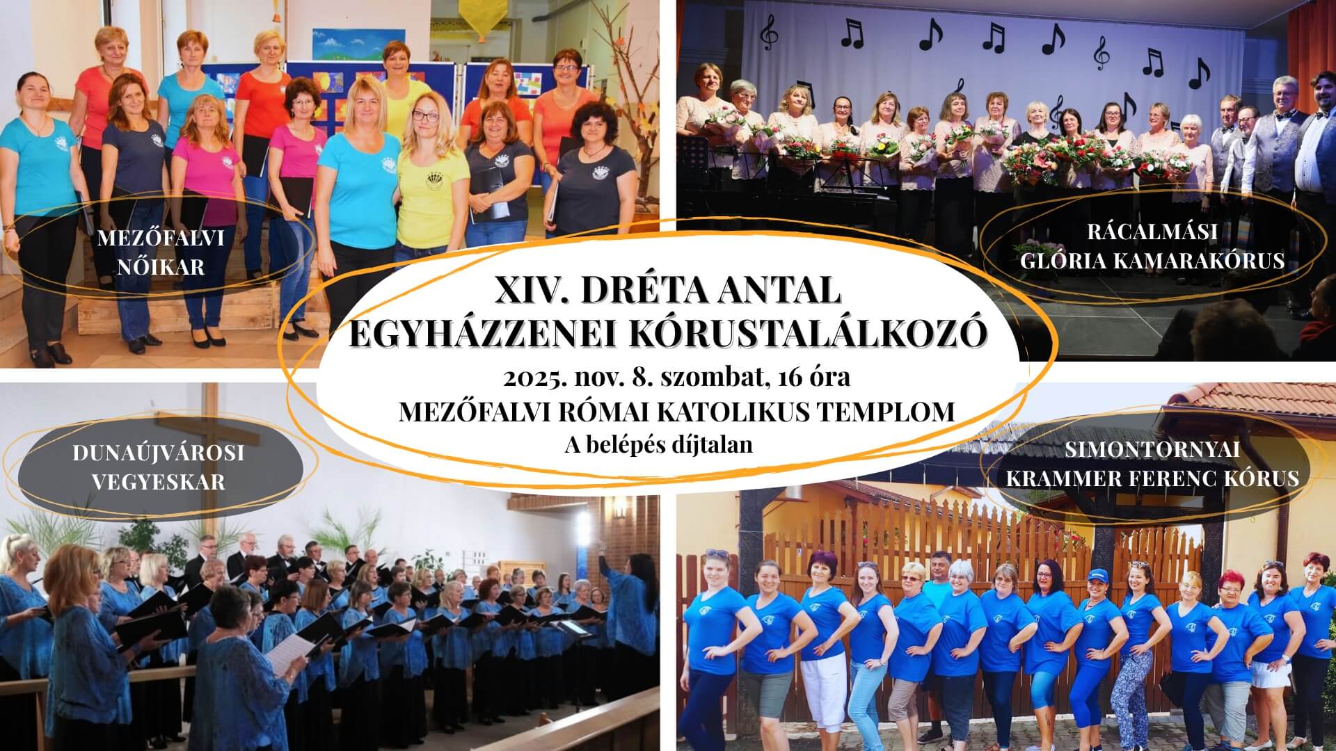 XIV. Dréta Antal Egyházzenei Kórustalálkozó - 2025